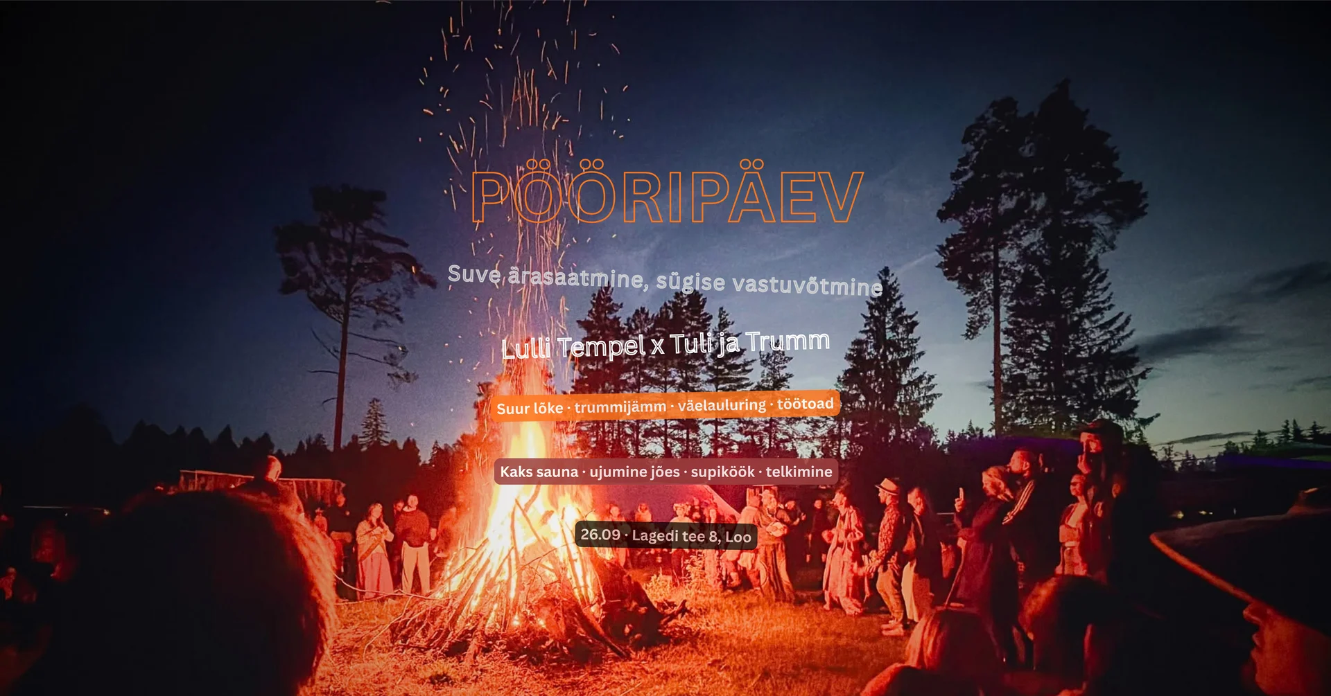 Pööripäev: Lulli Tempel x Tuli ja Trumm 🔥🍂